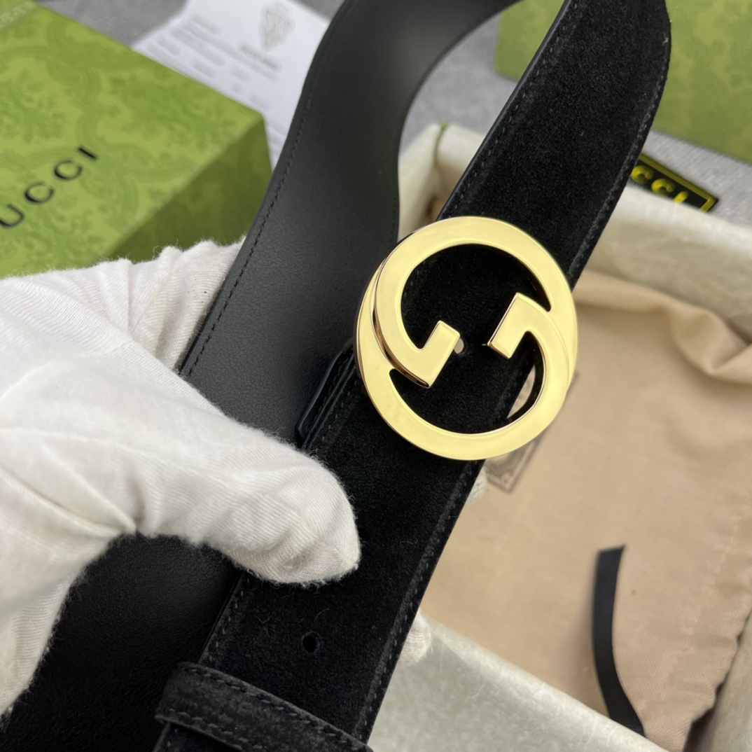 “New GUCCI Gucchi Collection: Geometric Design with Imported Cow Hides and Double G-Band Button Belt” - 图片 8