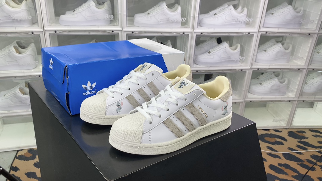 [Adidas Originals Series]AD Clover Originals Superstar W "WhiteDaisy" Classic