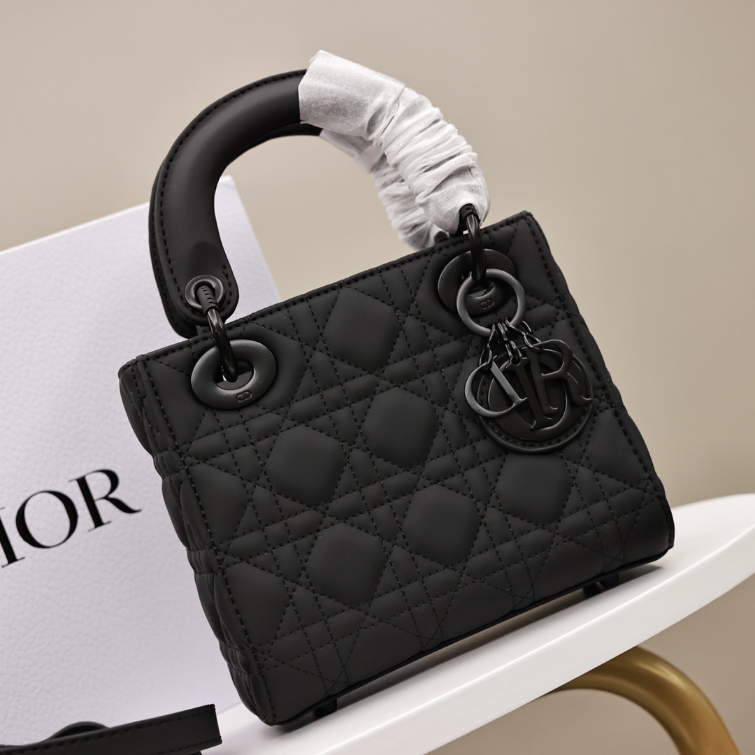 K0  Dior迪奥戴妃包三格磨砂