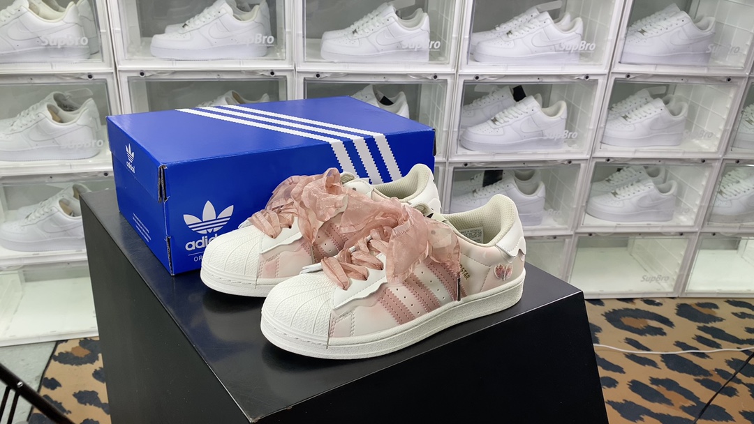 [Adidas Originals Series], adidas AD Clover Originals Superstar "Cherry Blosso