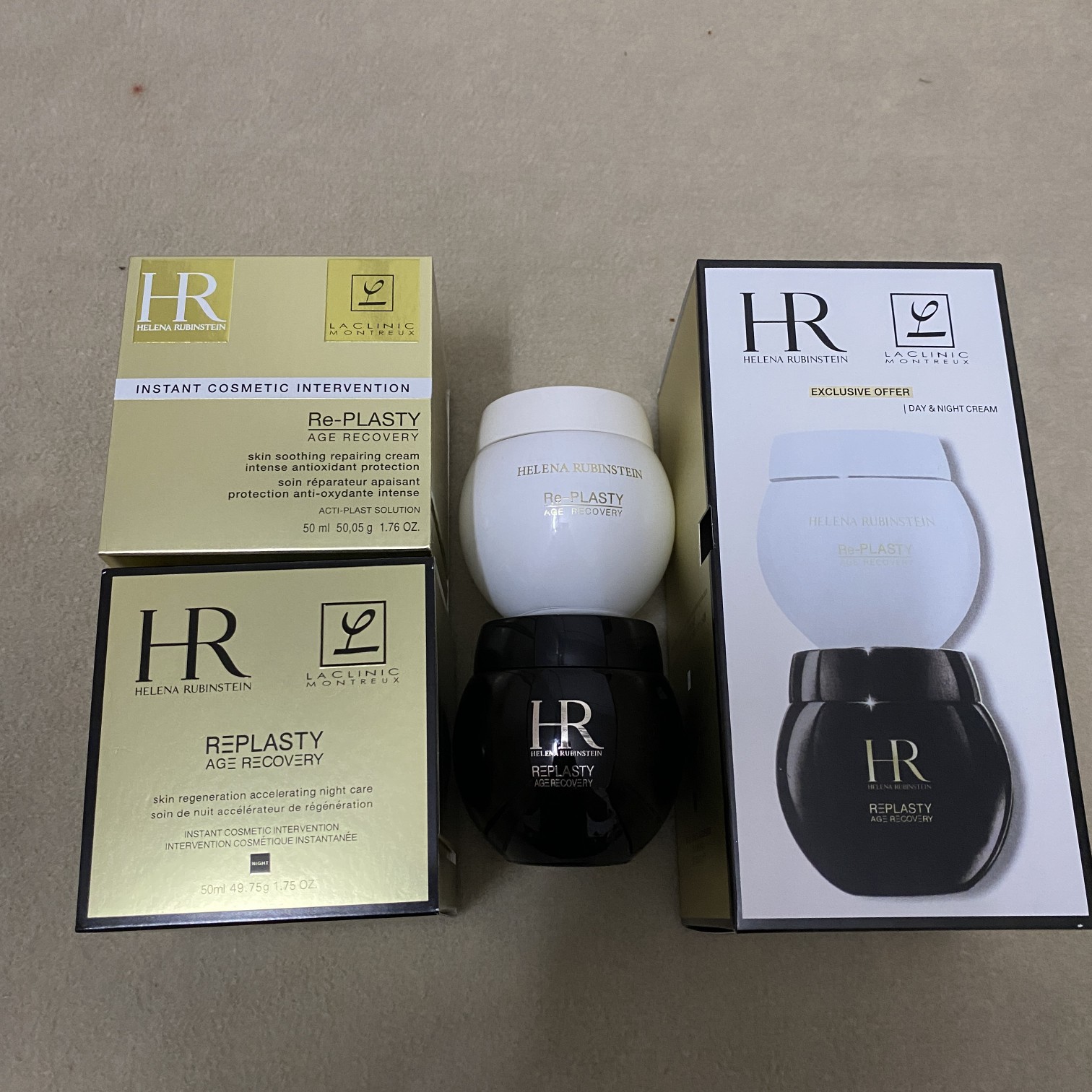Helena Rubinstein Re-Plasty Age Recovery Black & White Bandage Cream Set 1 a1654757802038 5542