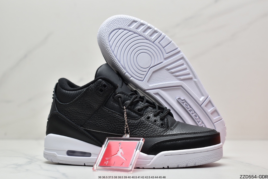 250 耐克Nike Air Jordan 3 Retro OG"Black Cat"迈克尔·乔丹AJ3代中帮篮球鞋136064-020