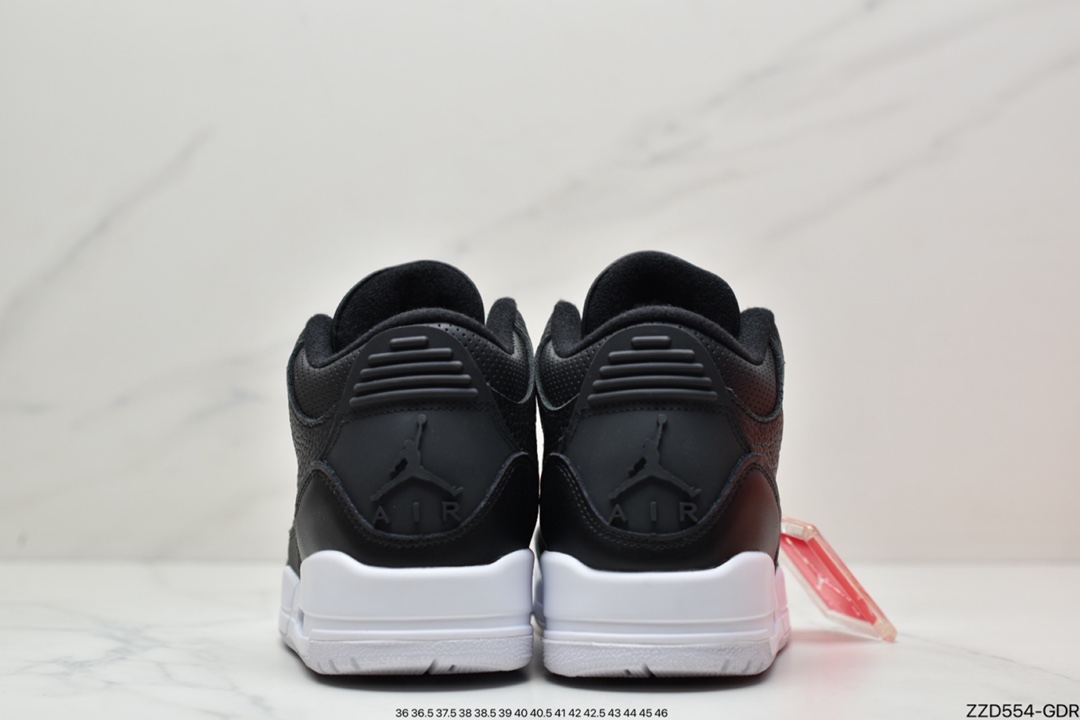 250 耐克Nike Air Jordan 3 Retro OG"Black Cat"迈克尔·乔丹AJ3代中帮篮球鞋136064-020