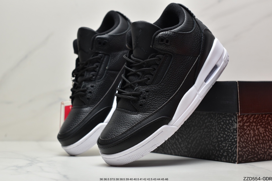 250 耐克Nike Air Jordan 3 Retro OG"Black Cat"迈克尔·乔丹AJ3代中帮篮球鞋136064-020