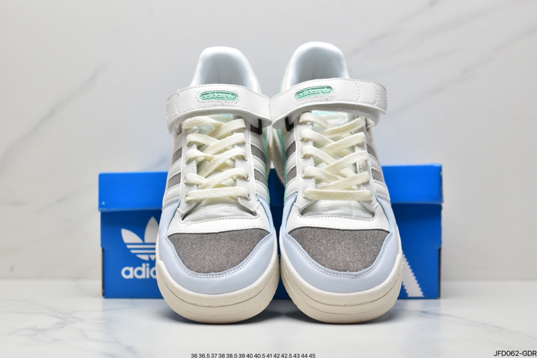 170 Adidas三叶草 Originals Forum 84 Low 罗马系列板鞋