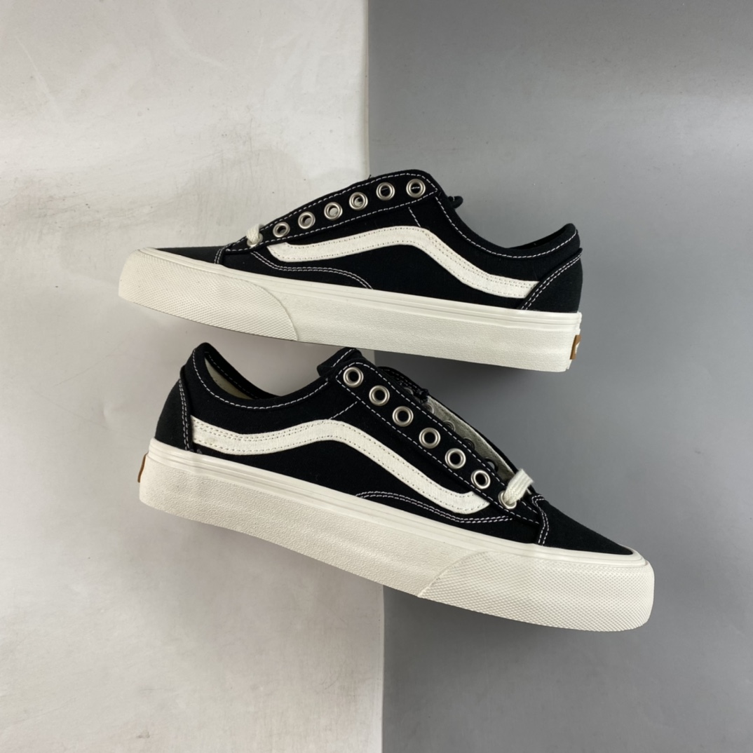 P150  Vans Old Skool Tapered 黑白经典低帮休闲板鞋 VN0A54F49FN