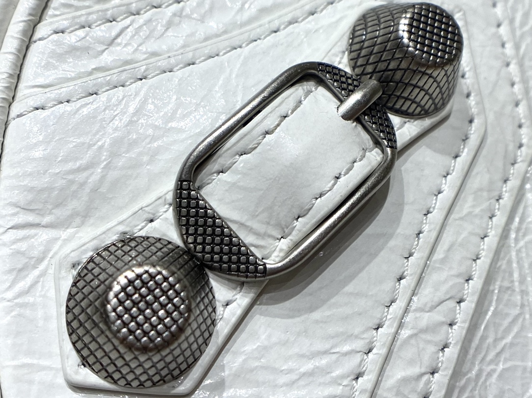 Balenciaga 秋冬新款 Le Cagole 33CM 月牙包 671307白色