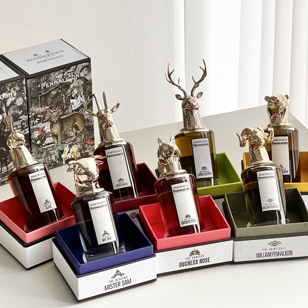 Penhaligon's Portraits Collection: A Royal Fragrance with Animal Head Stoppers