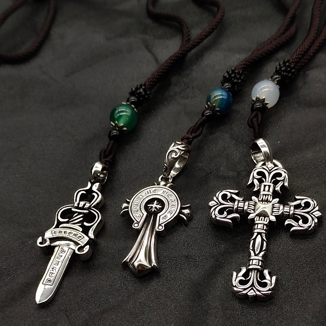 Chrome Hearts 克罗心dly麻绳编织项链