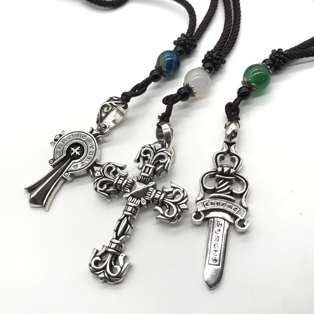 Chrome Hearts 克罗心dly麻绳编织项链