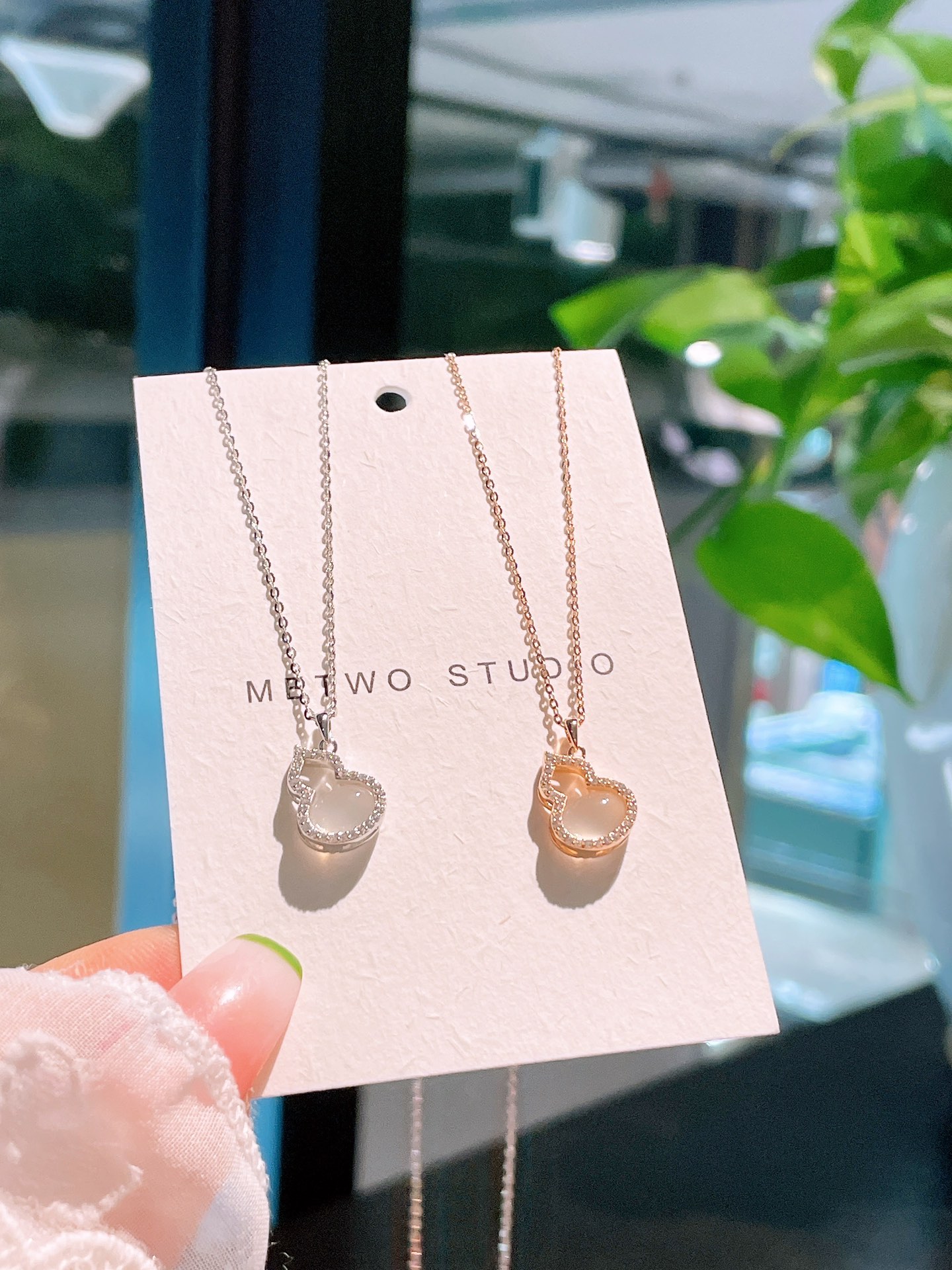 Nickel Free Silver Necklace Playful Confession Gold