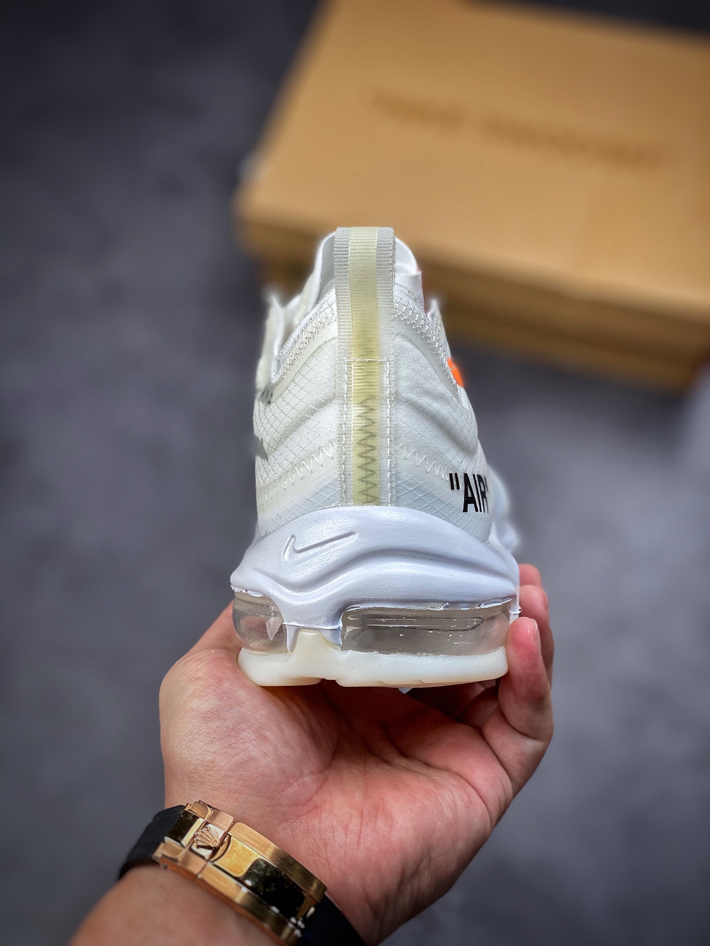 260 Off-White X Nike Air Max 97 OG OW 子弹限量联名系列AJ4585-100