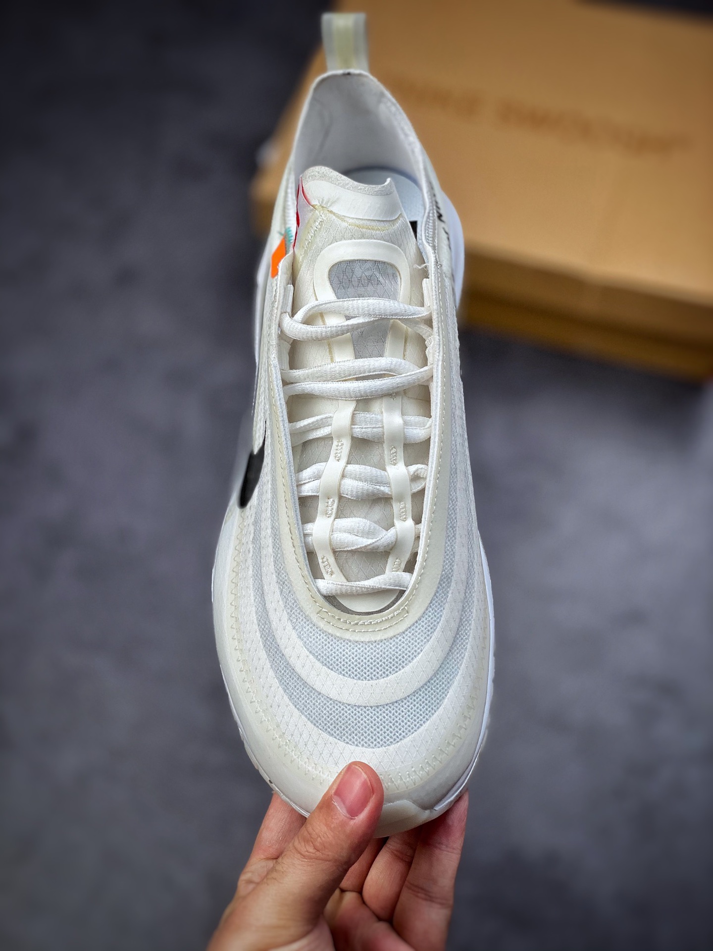 260 Off-White X Nike Air Max 97 OG OW 子弹限量联名系列AJ4585-100