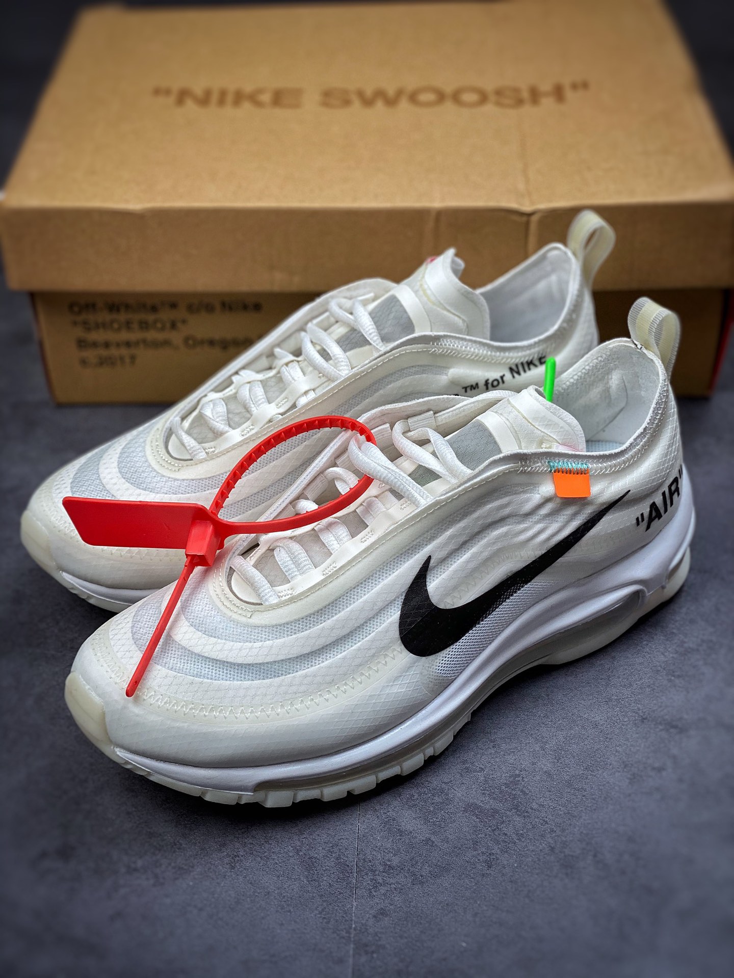 260 Off-White X Nike Air Max 97 OG OW 子弹限量联名系列AJ4585-100