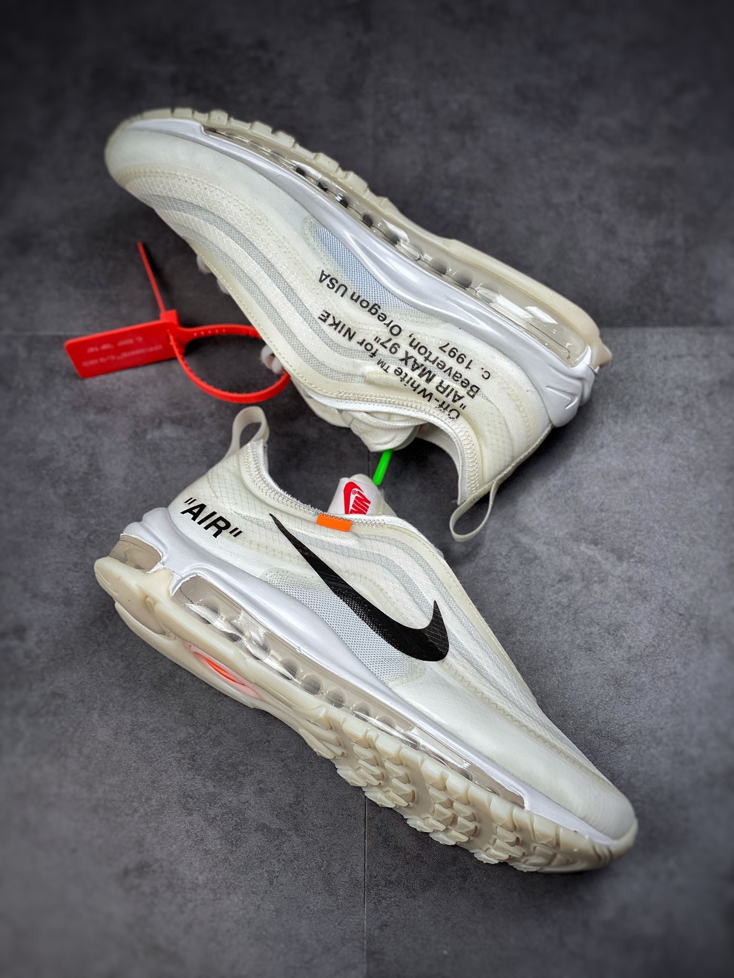 260 Off-White X Nike Air Max 97 OG OW 子弹限量联名系列AJ4585-100