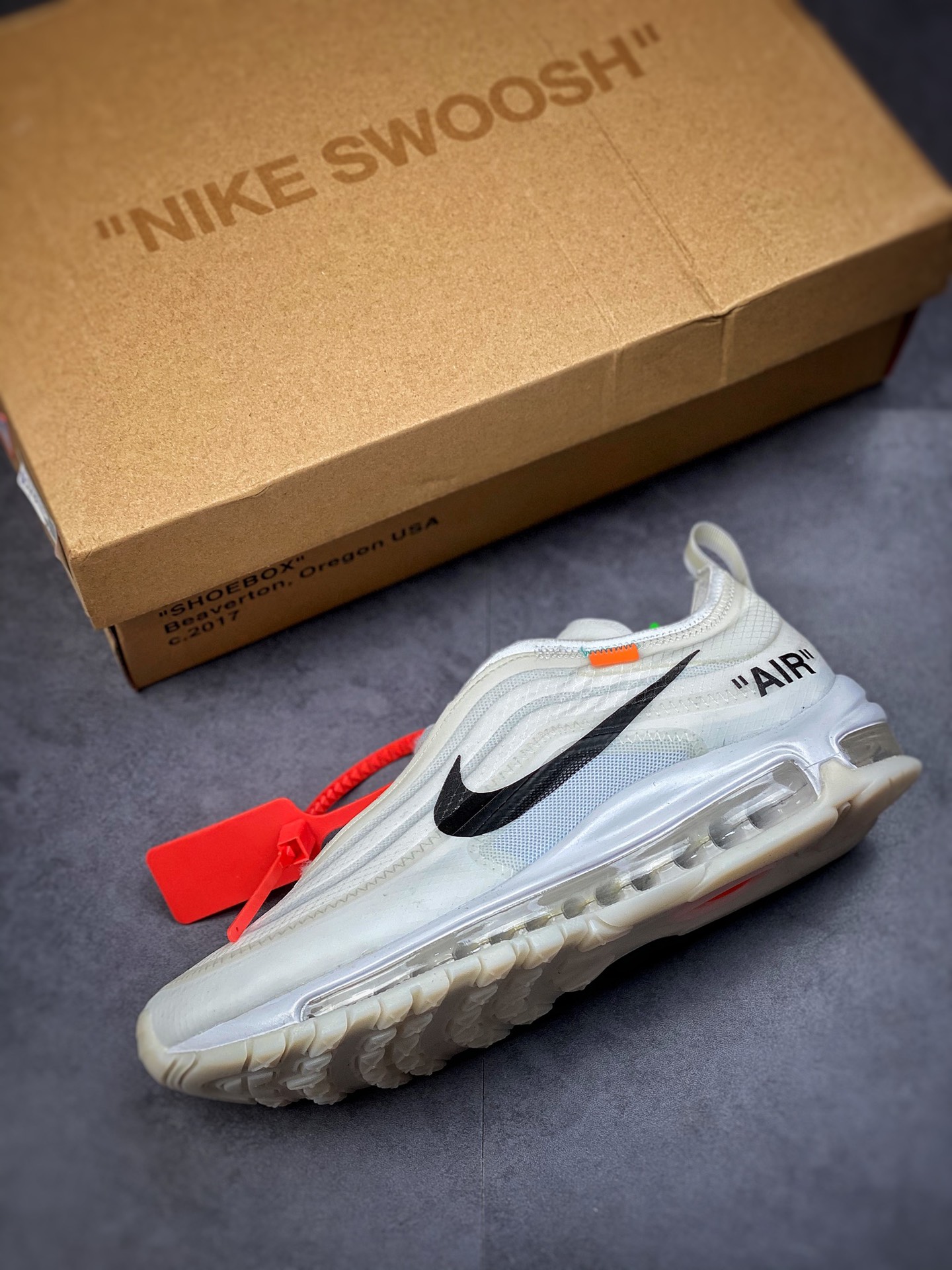 260 Off-White X Nike Air Max 97 OG OW 子弹限量联名系列AJ4585-100