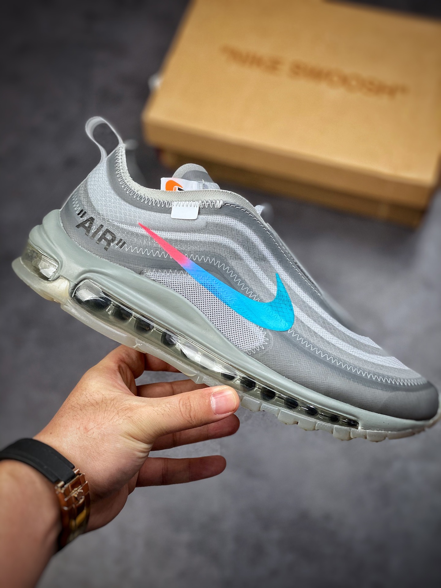 260 Off-White X Nike Air Max 97 OG OW 子弹限量联名系列 AJ4585-101