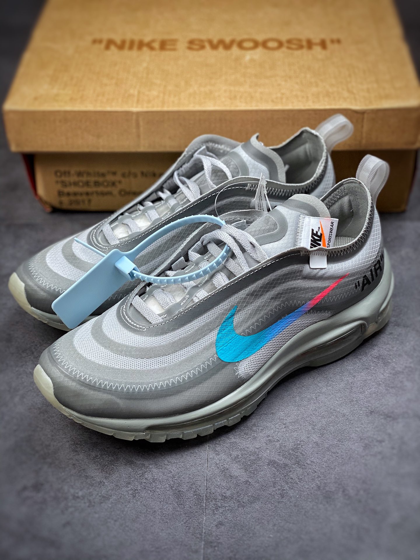 260 Off-White X Nike Air Max 97 OG OW 子弹限量联名系列 AJ4585-101