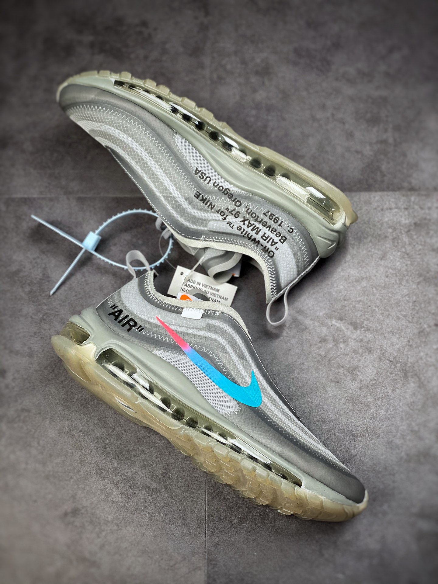 260 Off-White X Nike Air Max 97 OG OW 子弹限量联名系列 AJ4585-101