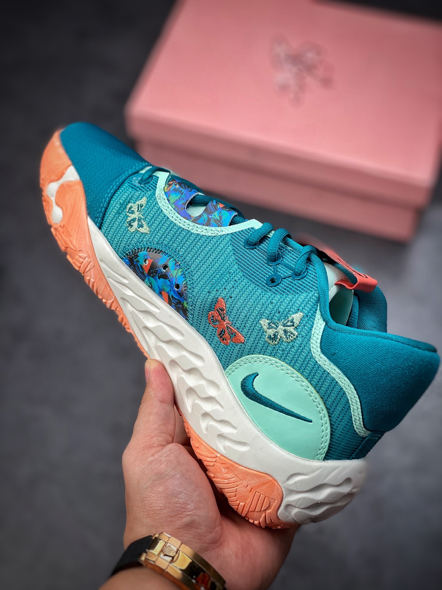 220 Nike PG 6 EP 保罗乔治 绿橙情人节 六代篮球战靴 DH8445-900