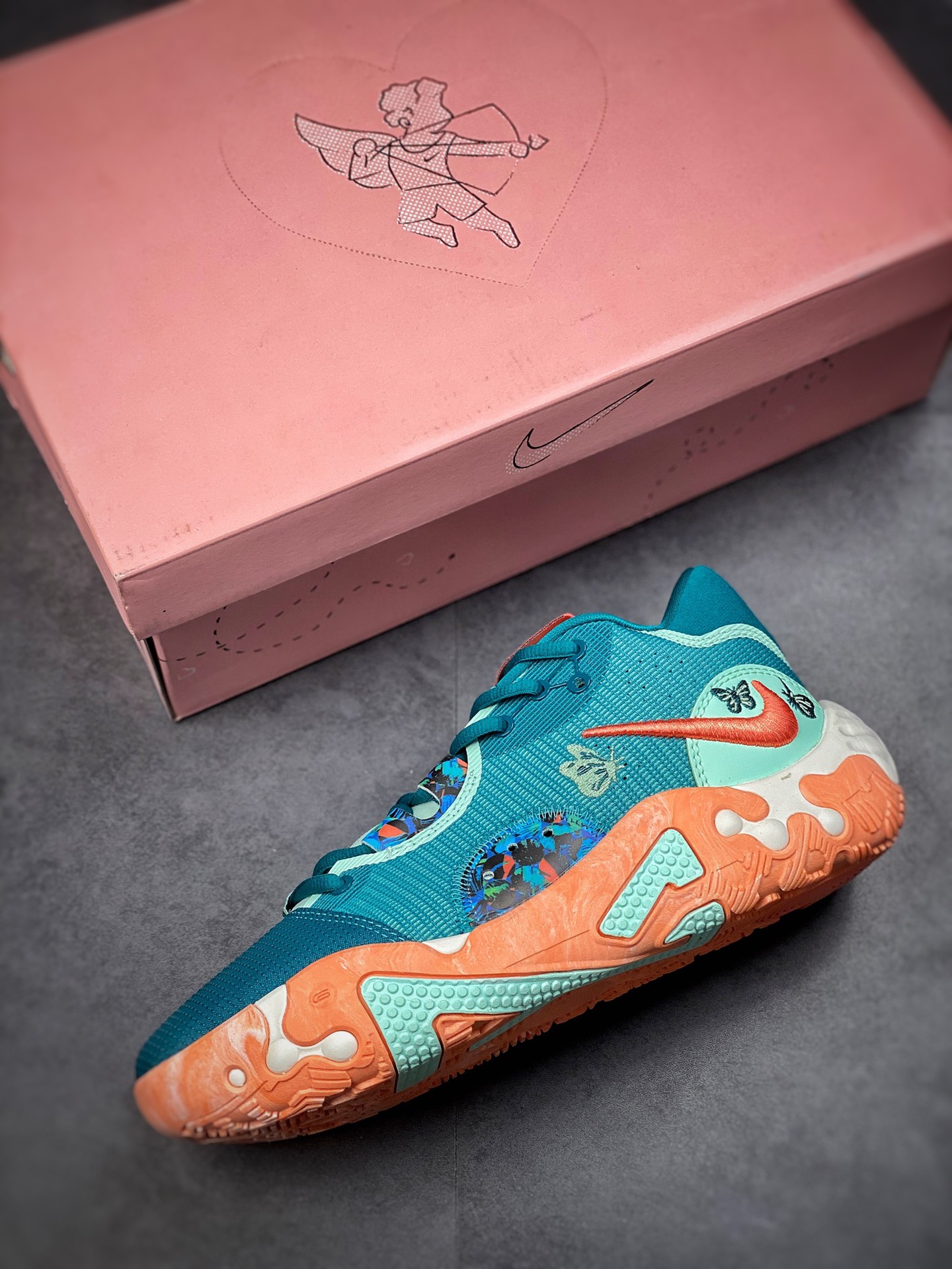220 Nike PG 6 EP 保罗乔治 绿橙情人节 六代篮球战靴 DH8445-900