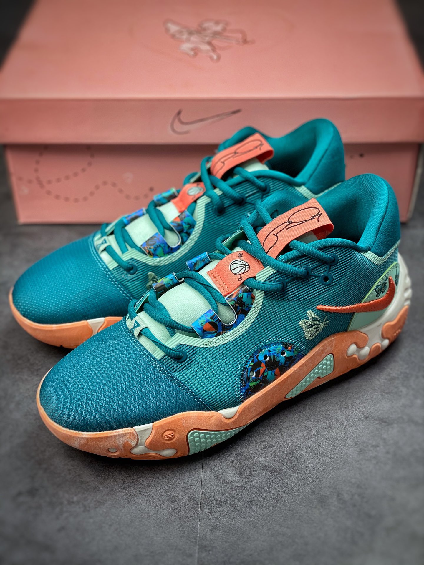 220 Nike PG 6 EP 保罗乔治 绿橙情人节 六代篮球战靴 DH8445-900