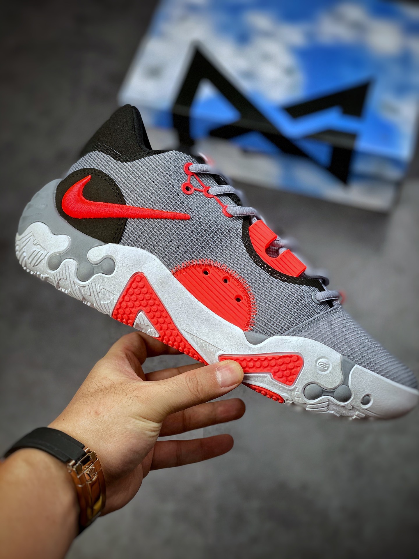 220 Nike PG 6 EP 保罗乔治 灰黑红外线 六代篮球战靴 DH8447-002