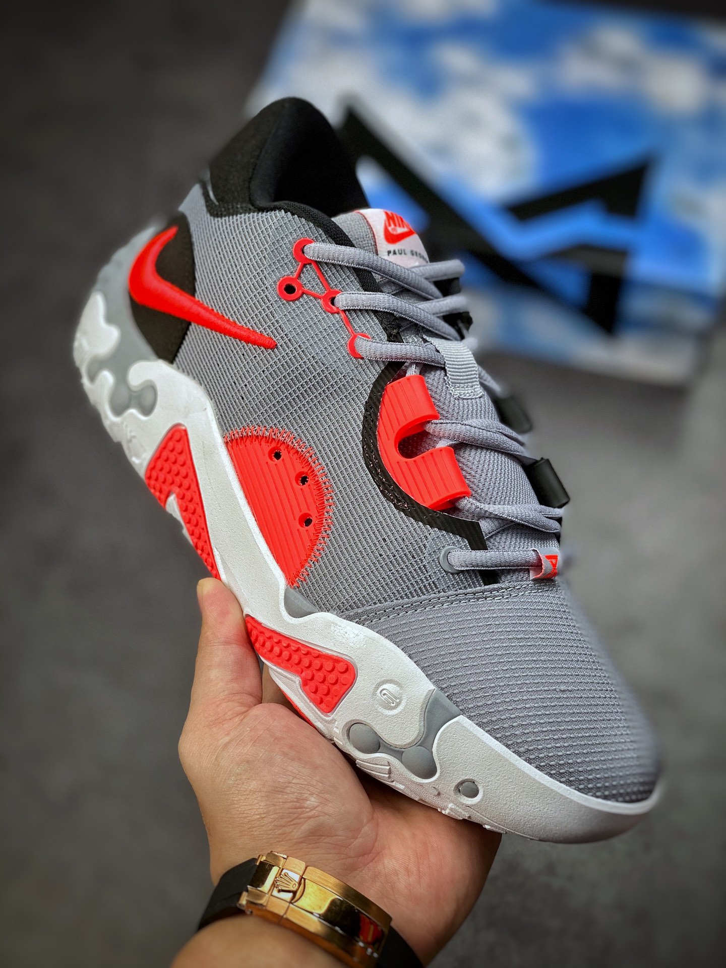 220 Nike PG 6 EP 保罗乔治 灰黑红外线 六代篮球战靴 DH8447-002