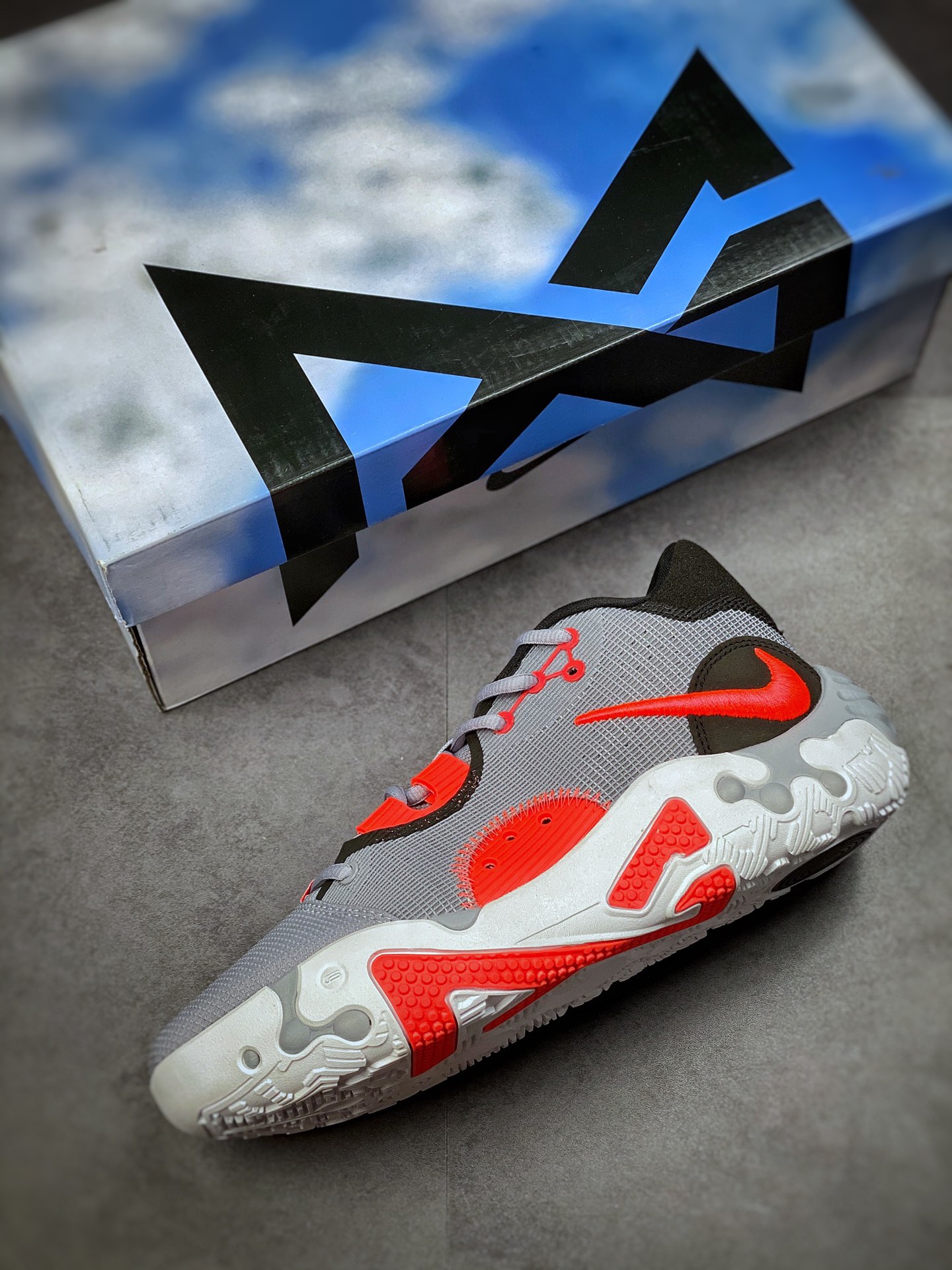 220 Nike PG 6 EP 保罗乔治 灰黑红外线 六代篮球战靴 DH8447-002