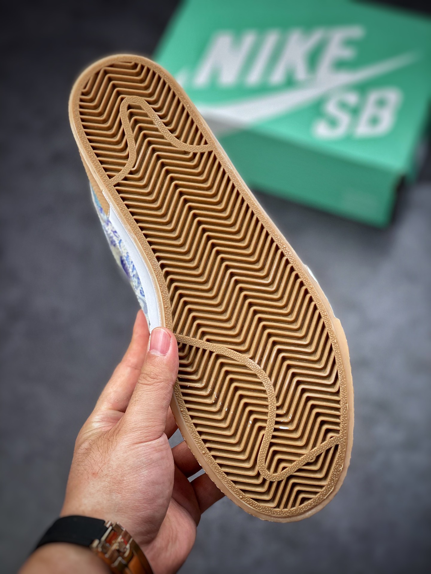 170 Nike SB Zoom Blazer Mid 浅米蓝腰果花 DM0859-400