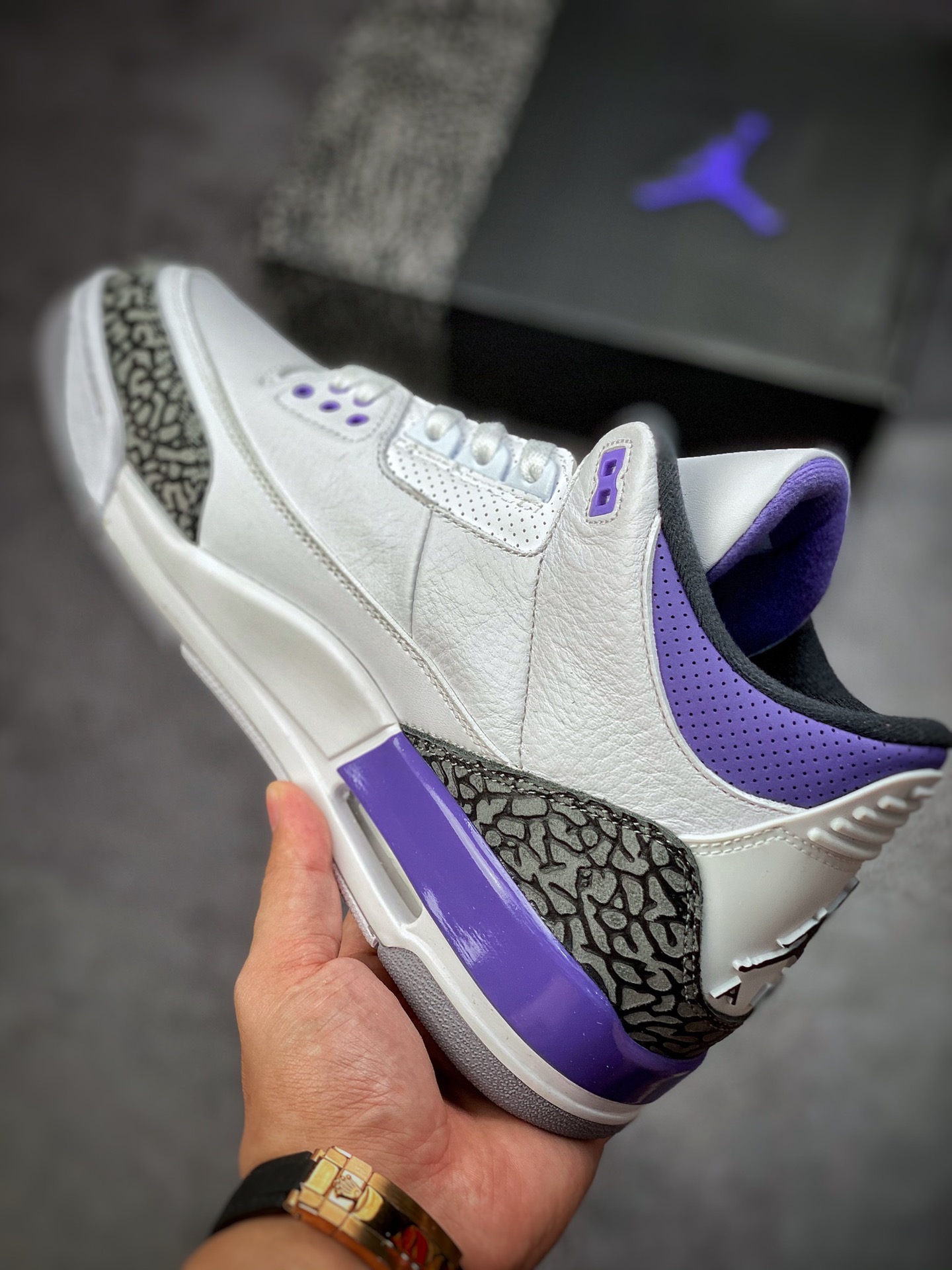 380 乔丹3代 AJ3 Air jordan 3 Retro  ”Pine Green” 恶人紫 CT8532-105