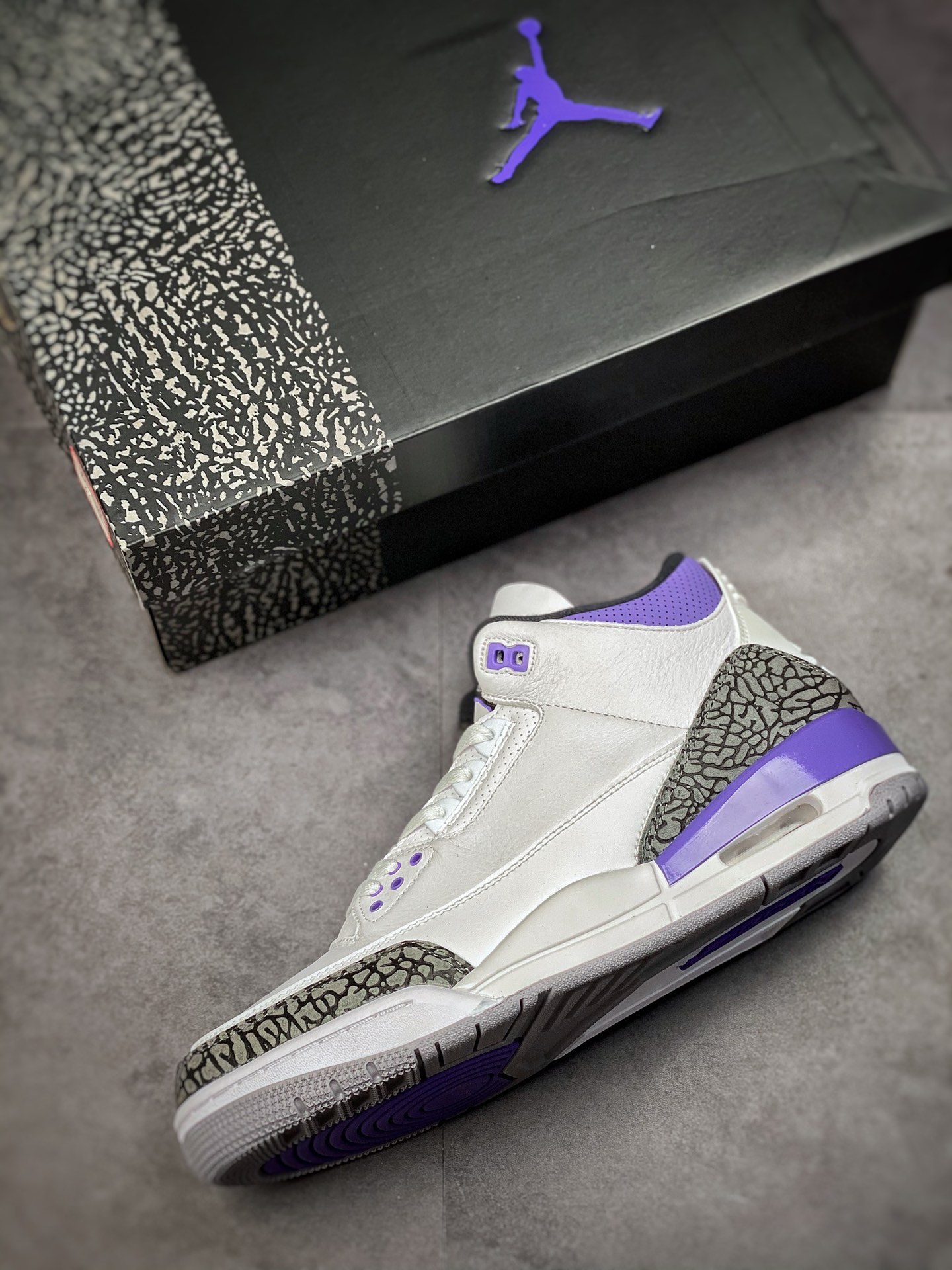 380 乔丹3代 AJ3 Air jordan 3 Retro  ”Pine Green” 恶人紫 CT8532-105