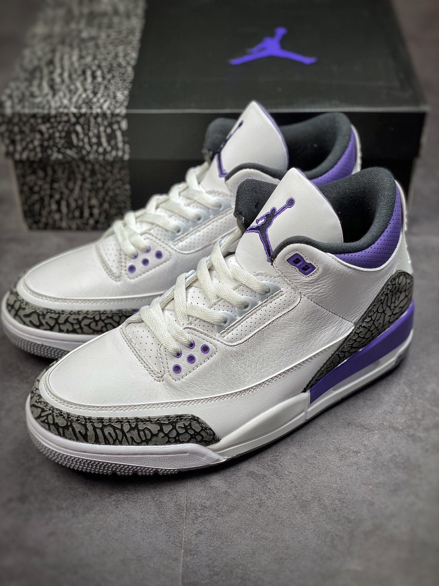 380 乔丹3代 AJ3 Air jordan 3 Retro  ”Pine Green” 恶人紫 CT8532-105