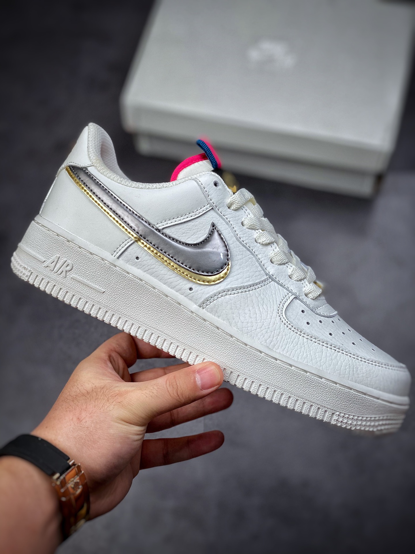 200 Nike Air Force 1 Low 07 白金银双钩 DH9595-001