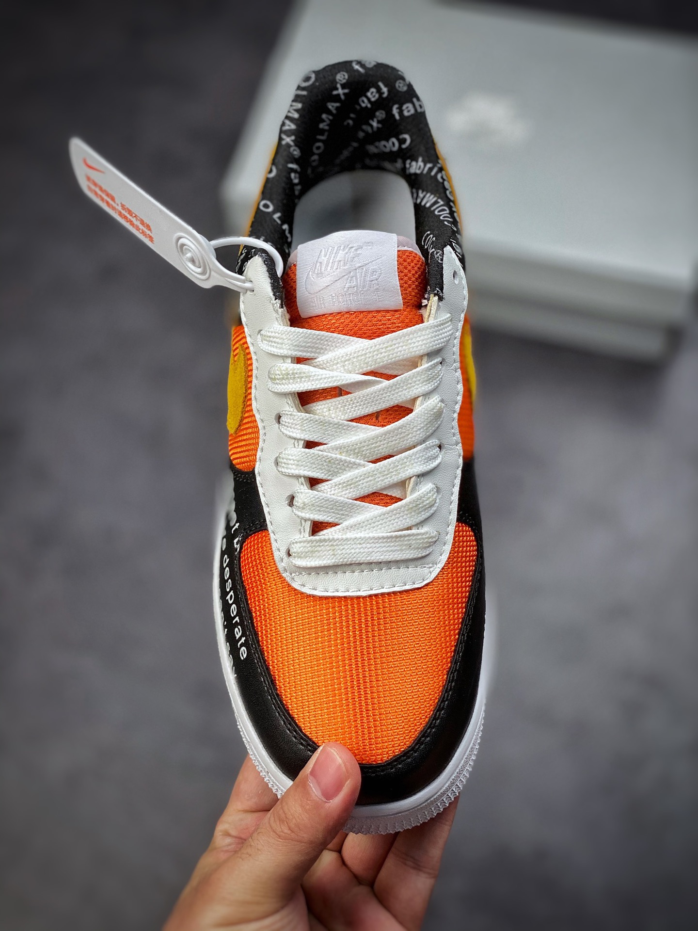 200 Nike Air Force 1 Low 07 黑黄报纸 315122-012