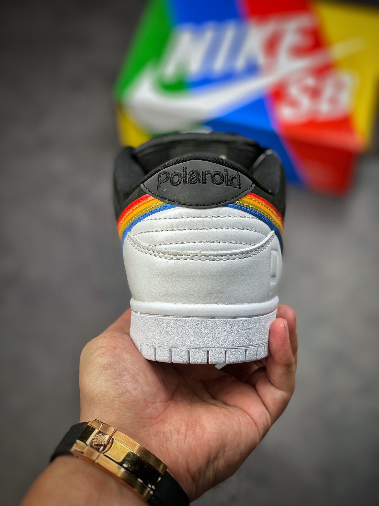 350 Nike Dunk SB Low 黑彩虹 大厂纯原出品 DH7722-001