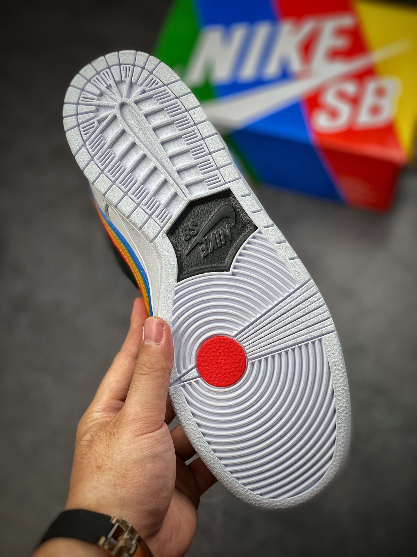 350 Nike Dunk SB Low 黑彩虹 大厂纯原出品 DH7722-001