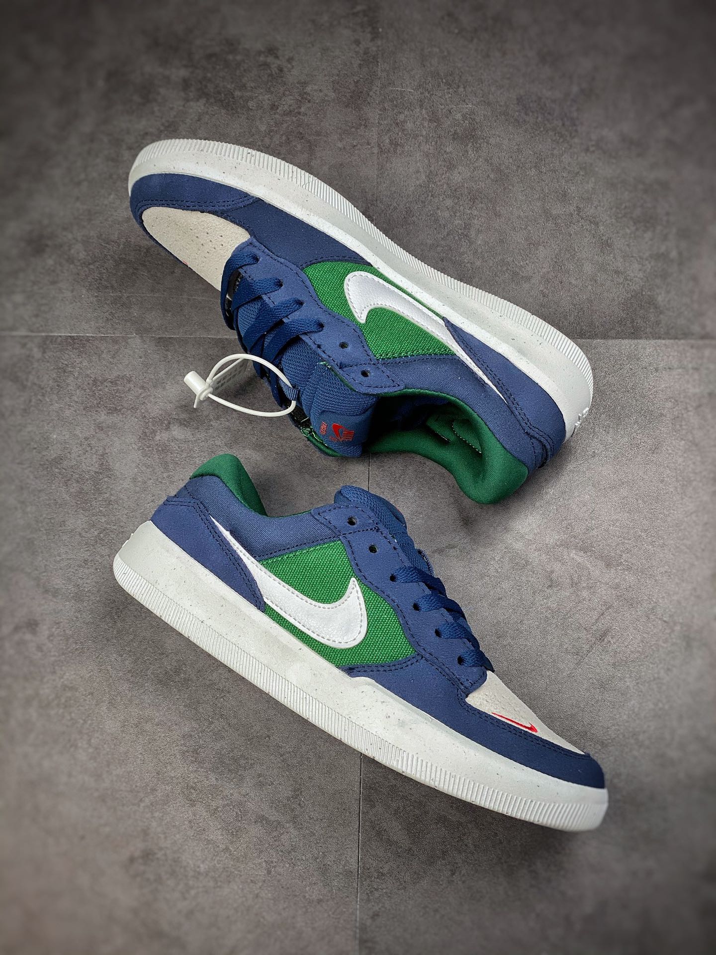 Nike SB Force 58 green and blue retro casual men's and women's board shoes CZ2959-402