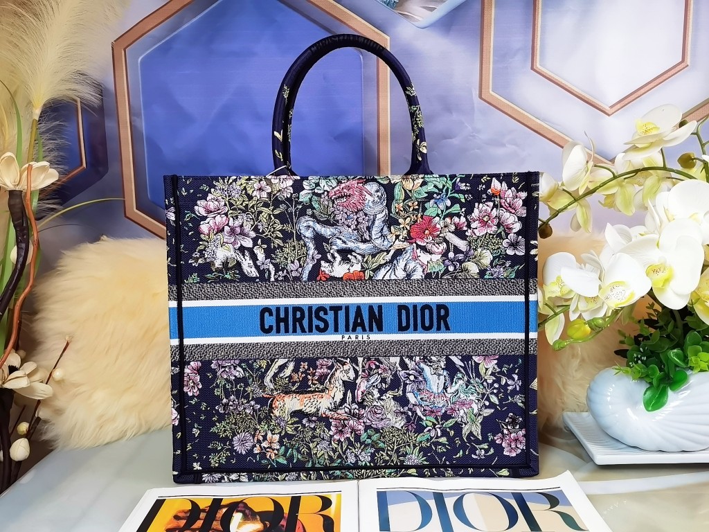 Dior Book Tote Tote Bags Top Perfect Fake
 Embroidery Vintage Mini