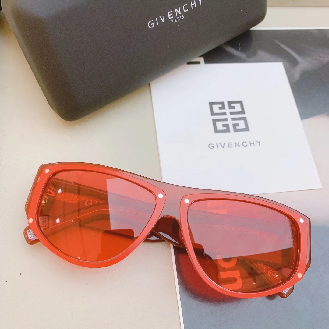 ，【GIVENCH*】纪梵*希新款太阳镜，modelGV7177S，时尚金属潮流元素搭配舒适宽板材腿，时