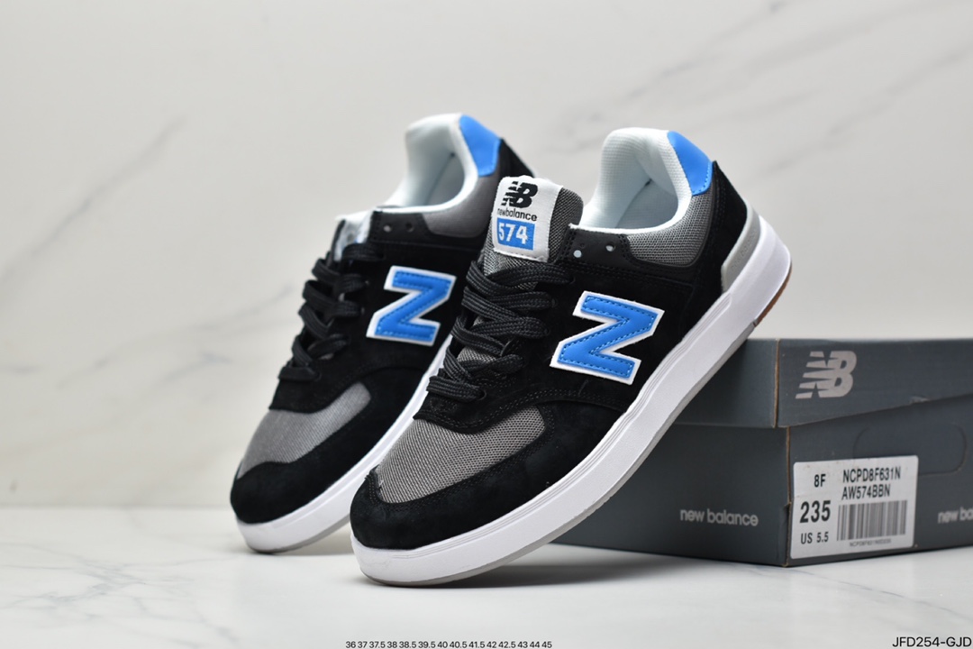 New Balance AM574 Classic Retro Low Top Casual Sports Skateboard Shoes ”Beige Raw Rubber” AM574ROSD