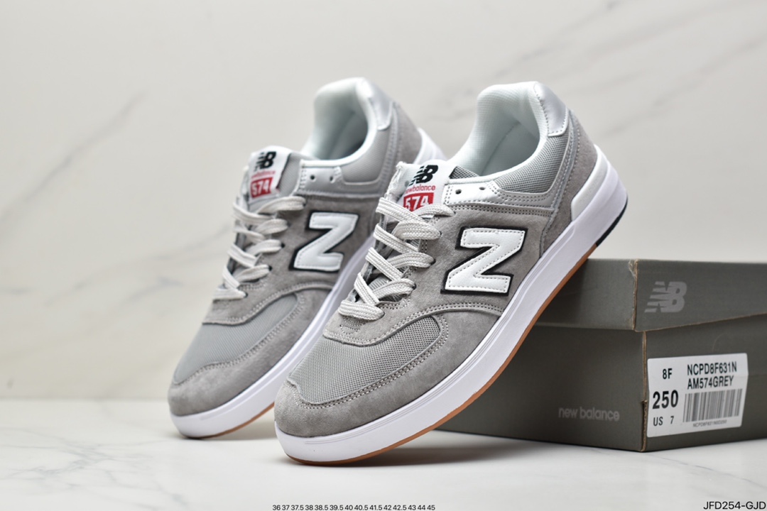 New Balance AM574 Classic Retro Low Top Casual Sports Skateboard Shoes ”Beige Raw Rubber” AM574ROSD