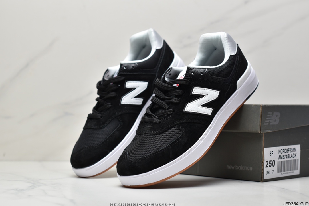 New Balance AM574 Classic Retro Low Top Casual Sports Skateboard Shoes ”Beige Raw Rubber” AM574ROSD