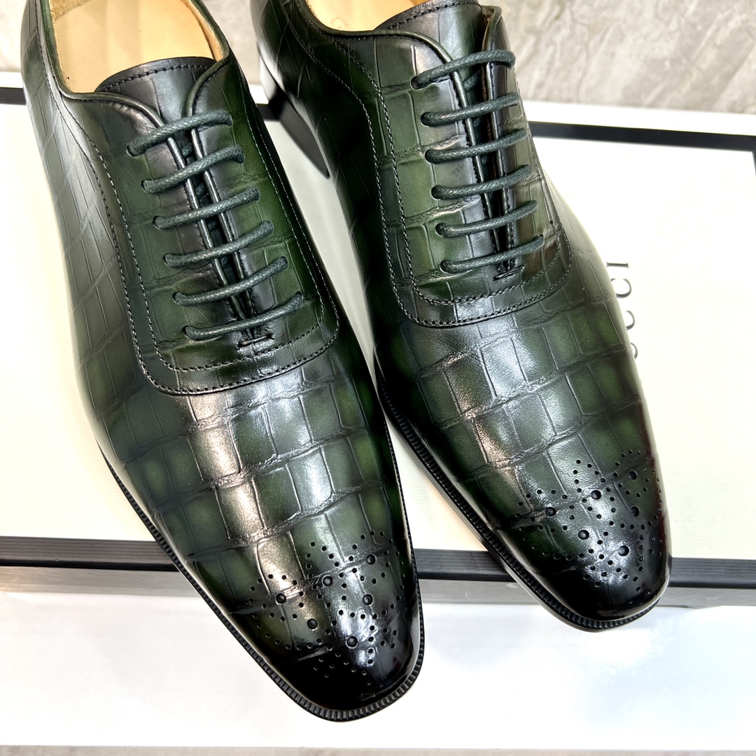 Gucci Men's Dress Shoes - Genuine Leather Oxford Shoes - Formal & Casual 9 i1654794009 2717 7
