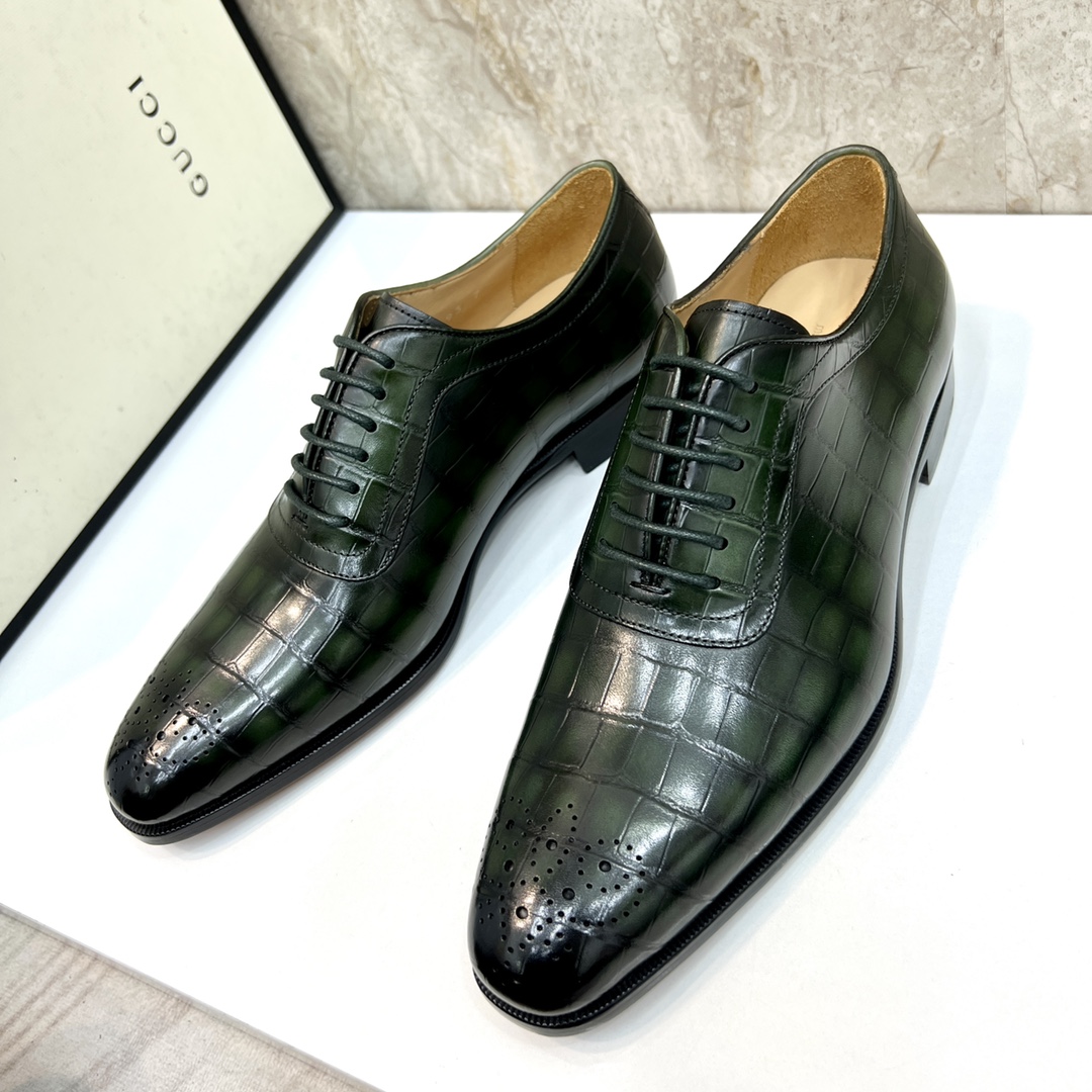 Gucci Men's Dress Shoes - Genuine Leather Oxford Shoes - Formal & Casual 4 i1654794009 4603 2