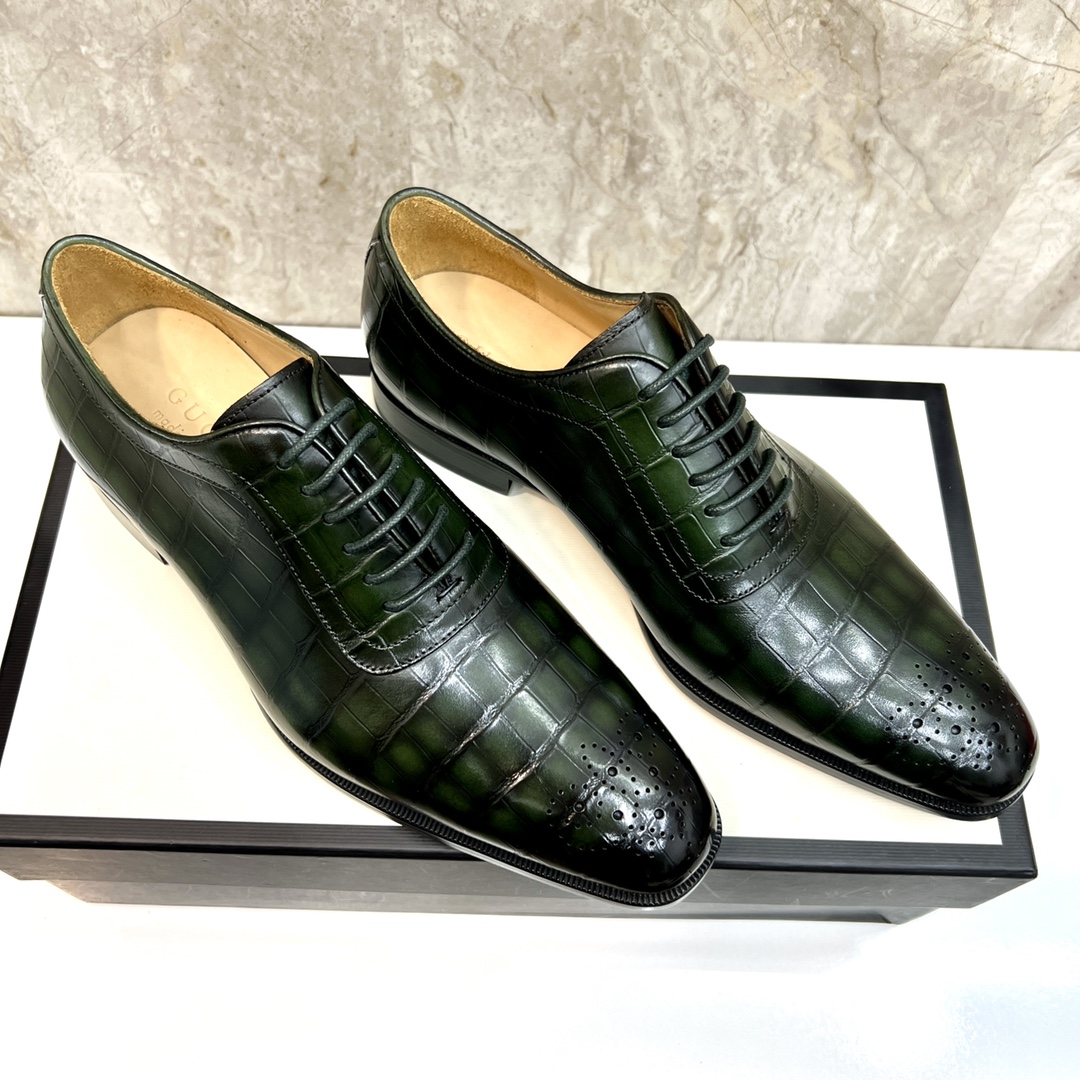 Gucci Men's Dress Shoes - Genuine Leather Oxford Shoes - Formal & Casual 6 i1654794009 607 4