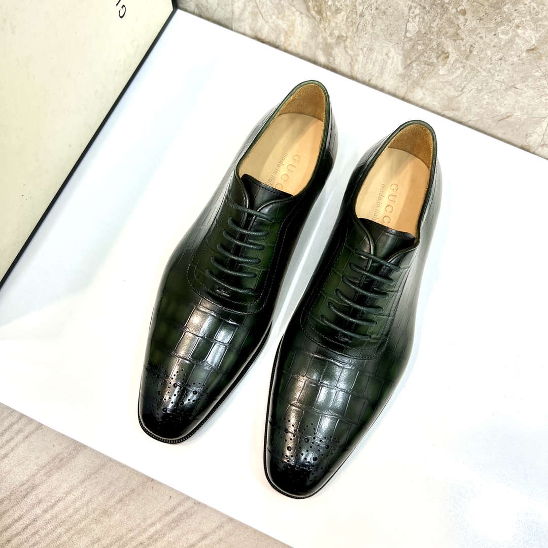 Gucci Men's Dress Shoes - Genuine Leather Oxford Shoes - Formal & Casual 2 i1654794009 7735 0