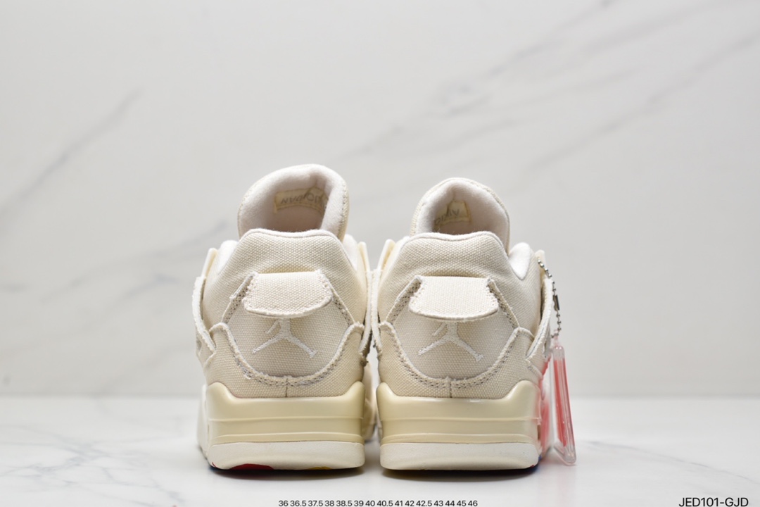 150 Air Jordan4 Retro"Canvas"米白帆布DQ4909-100