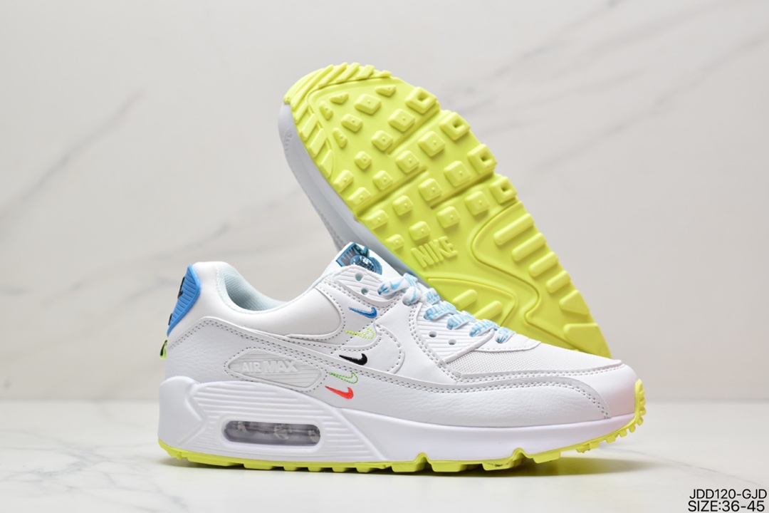 120 耐克NIKE AIR MAX90 FlyEase MAX90经典款复古缓震气垫跑步鞋 DA5562