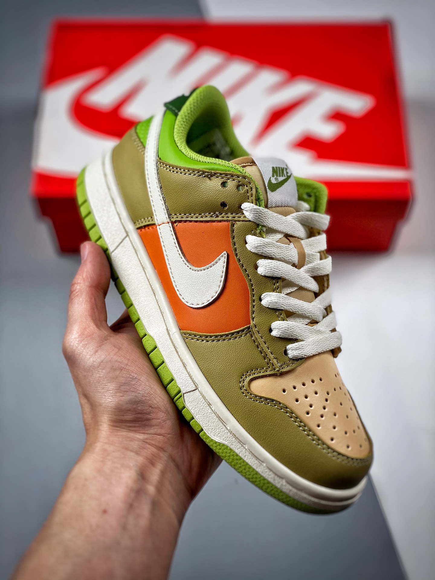 -2 Nk Dunk SB Low amarillo trigo, producción original de fábrica grande, fotos reales de estreno, material de capa supe…